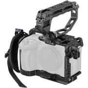 SmallRig 6775 - zaawansowana klatka do Sony FX5 z uchwytem górnym, paskiem na rękę, zaciskiem pręta 15mm i adapterem PL-